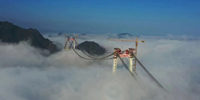 陽寶山特大橋纜索式起重機集中控制及安全監控管理系統順利驗收