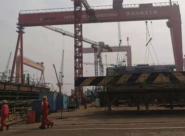 博邁科海洋工程大型門式起重機安全監控系統順利驗收