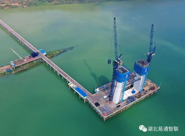 潯江特大橋爬模安全監控系統進場施工