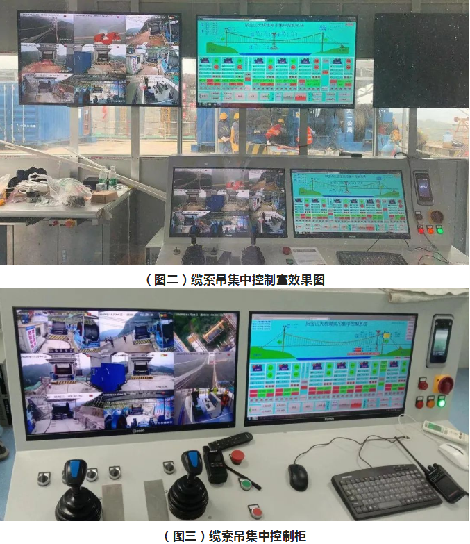 陽寶山特大橋纜索式起重機集中控制及安全監(jiān)控管理系統順利驗收